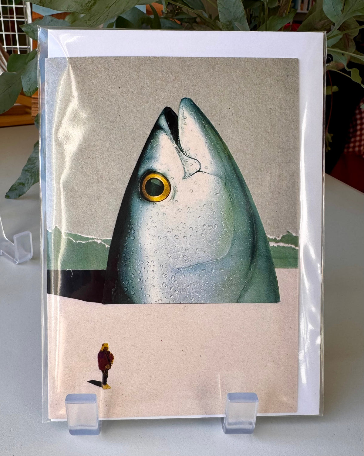 "Fisholith" - A6 greetings card with envelope