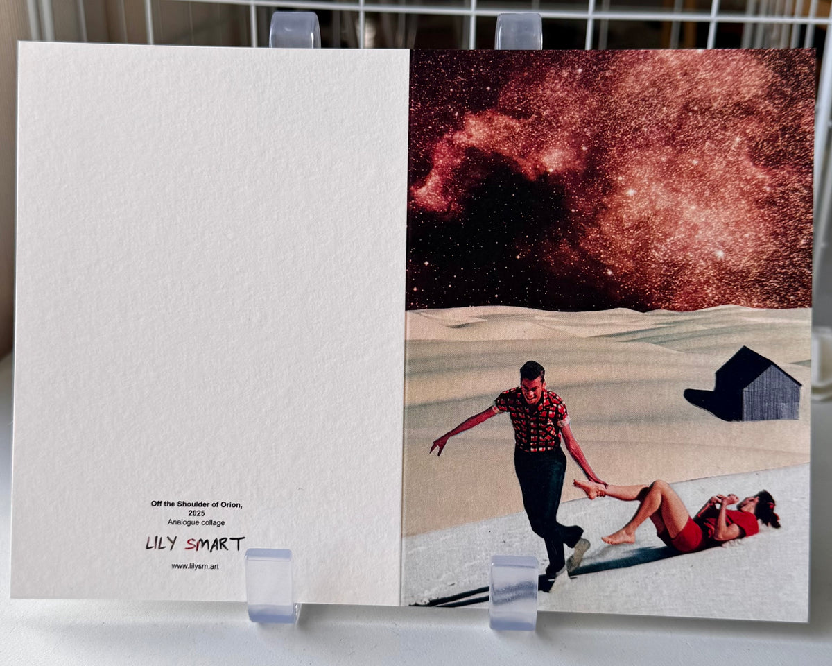 "Off the shoulder of Orion" - A6 greetings card with envelope