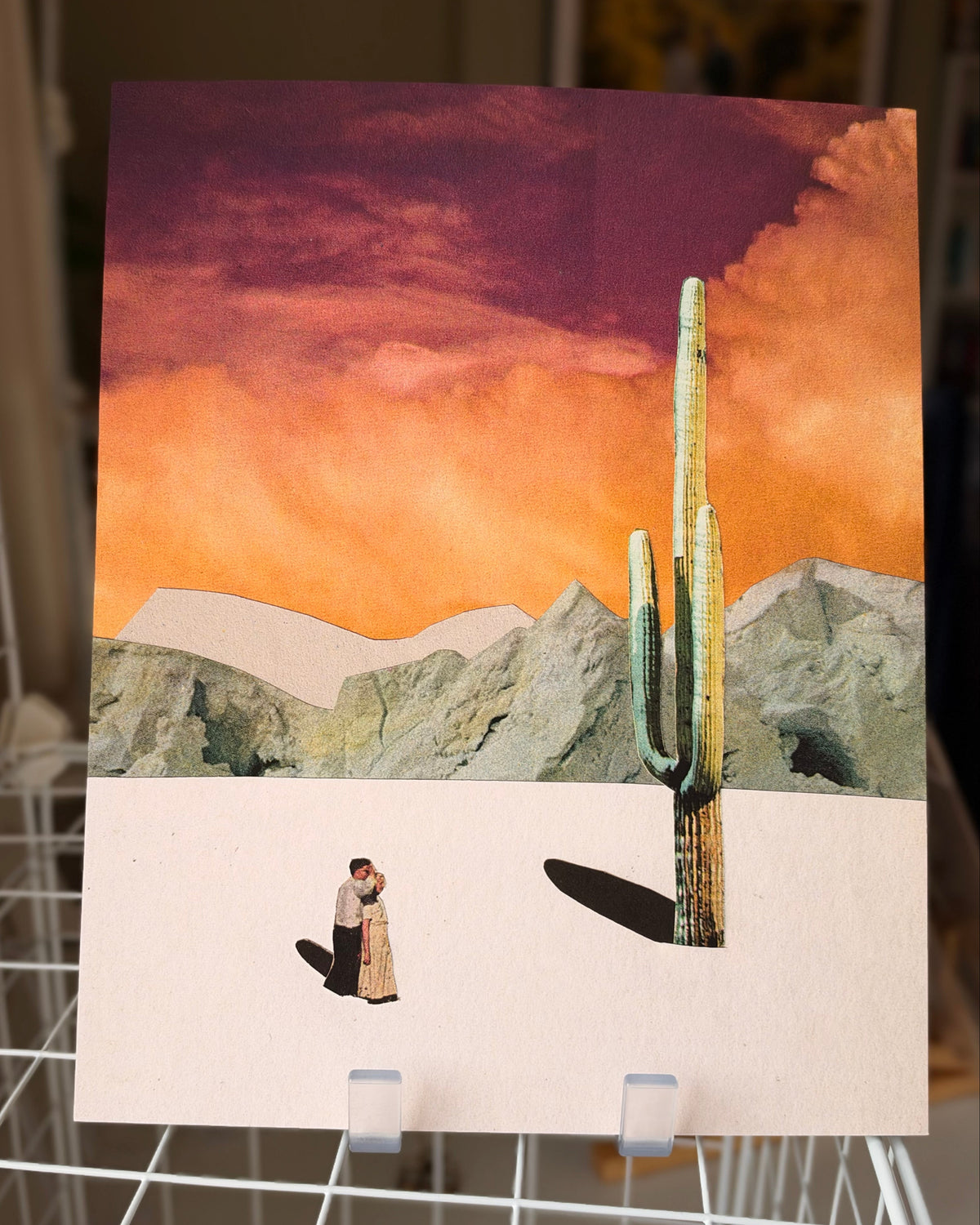 Close your eyes - romantic winter giclée print