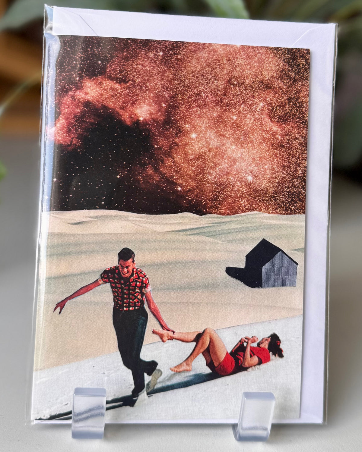 "Off the shoulder of Orion" - A6 greetings card with envelope