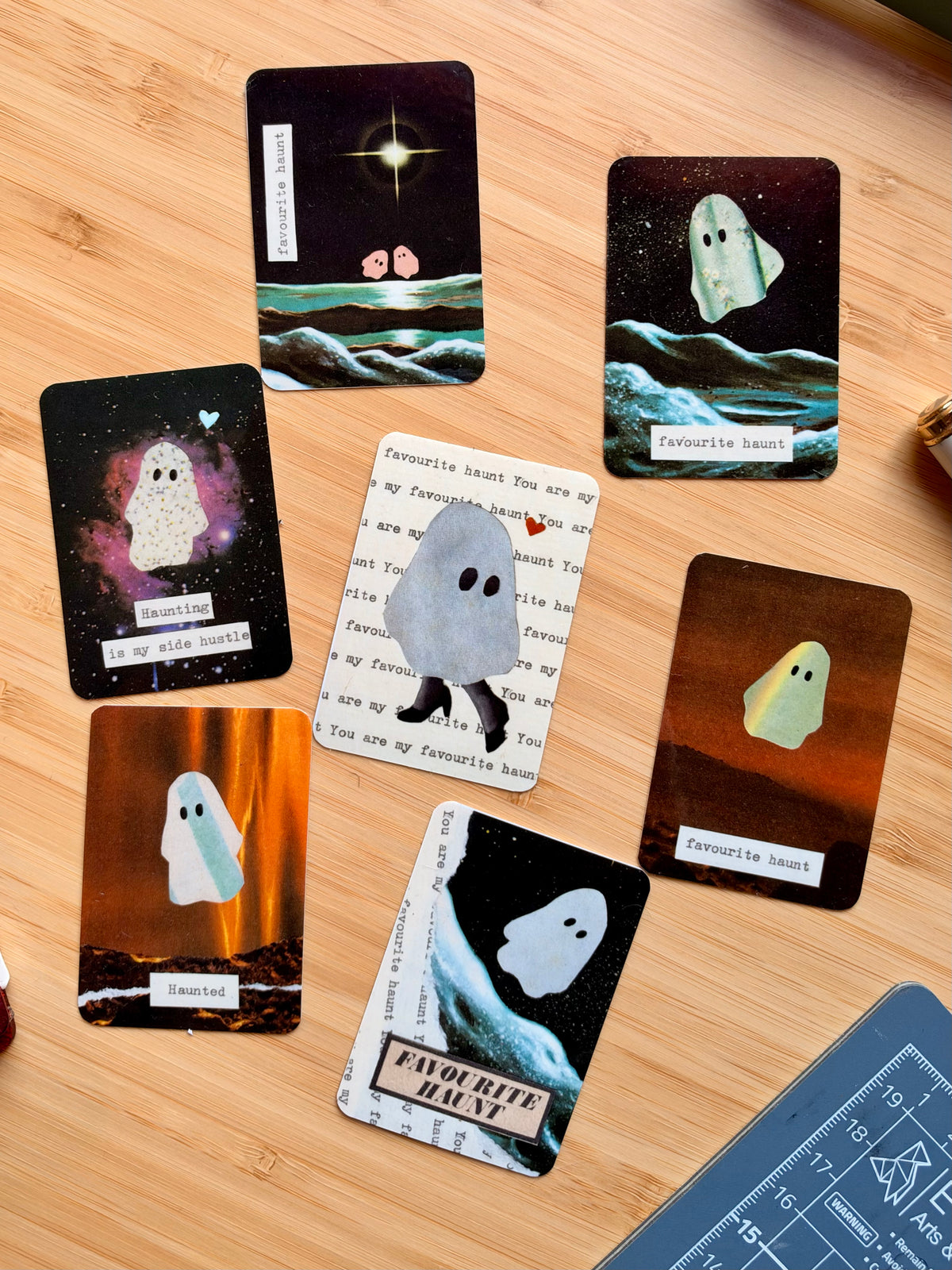 Favourite Haunt vinyl sticker 7-pack
