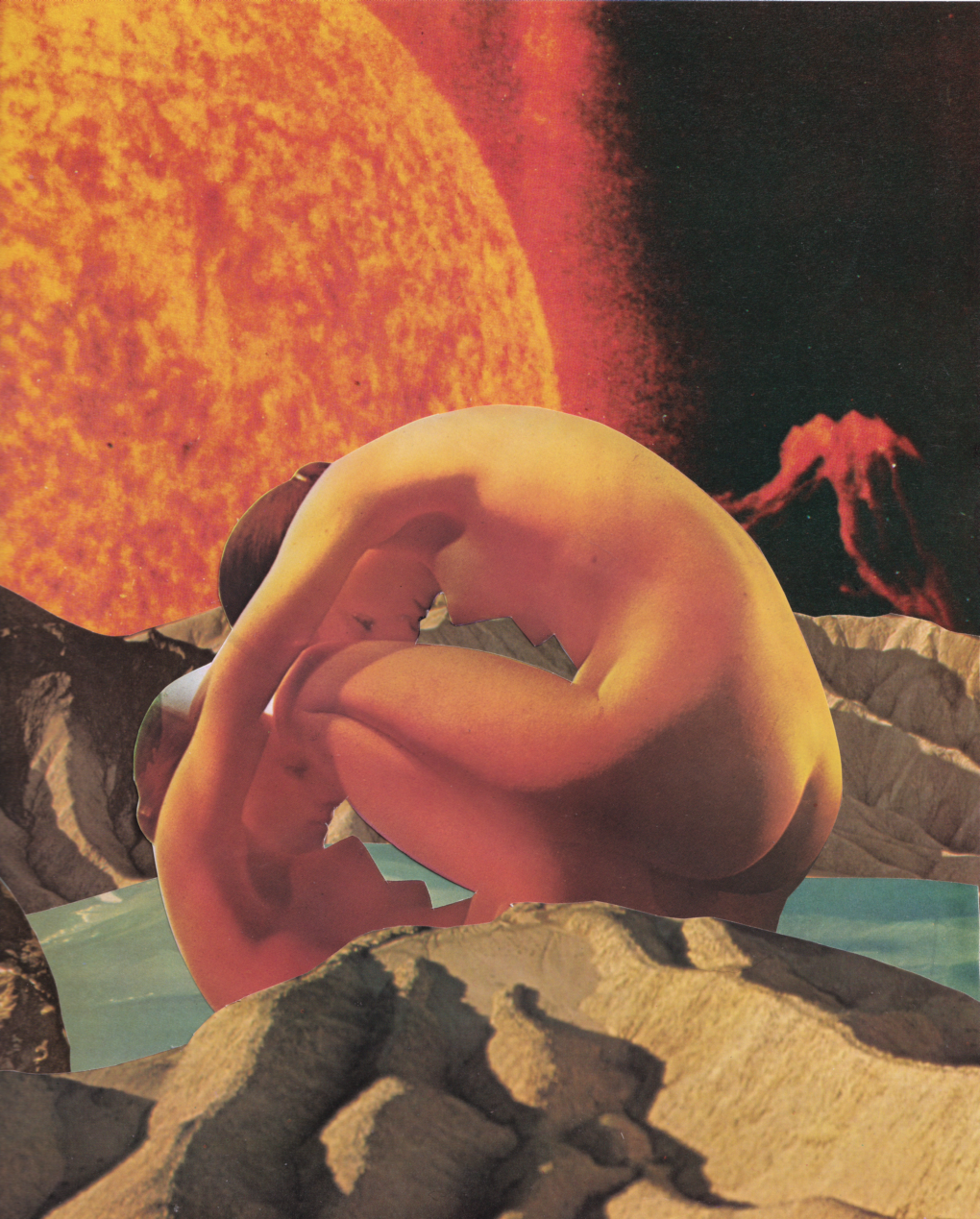 Rebirth - 2026 - Mythological feminine collage